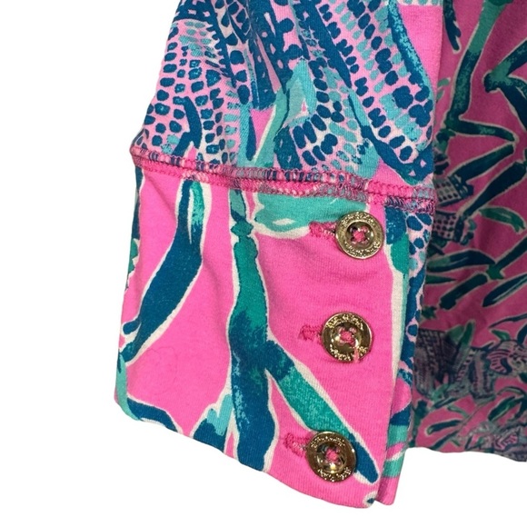 Lilly Pulitzer Extra Lucky Elephants Sophie Mini 3/4 Sleeve Mini Dress - Picture 7 of 7